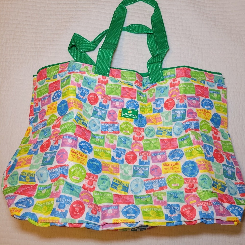 2026 Masters Tournament Scout Package Handled Tote Bag With Badge Design NWT